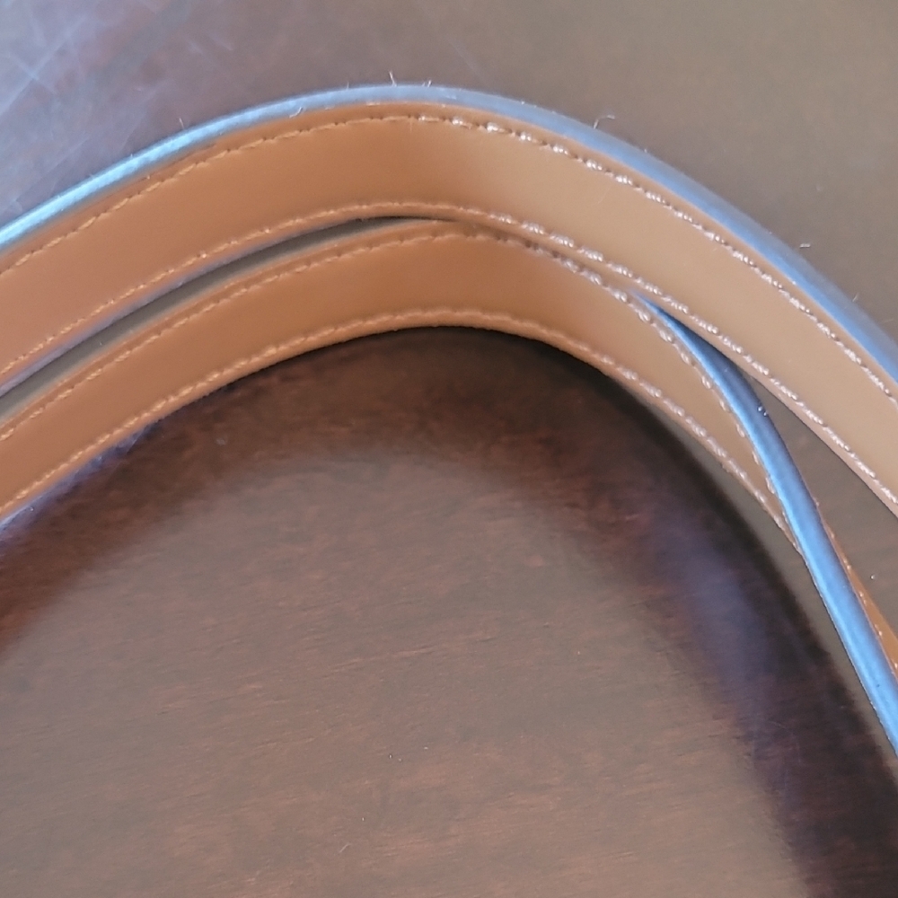 Halston Heritage Brown Tote with Vibrant Red Lining - Picture 6 of 11